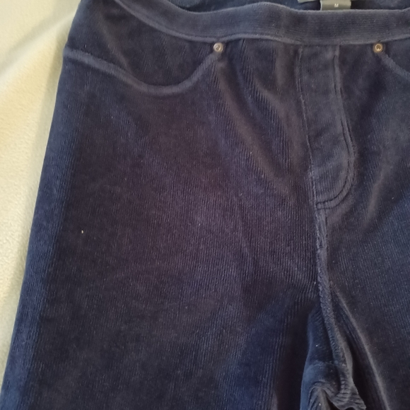 Lanesboro VINTAGE Velour Track Pants Blue Size M - Picture 3 of 10